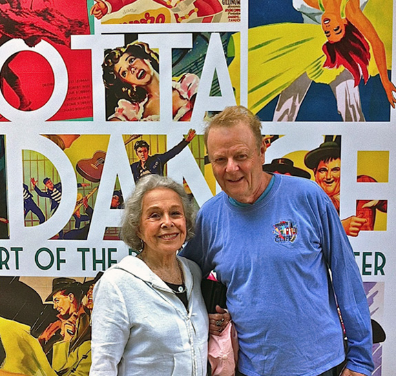 Mike Kaplan with Marge Champion